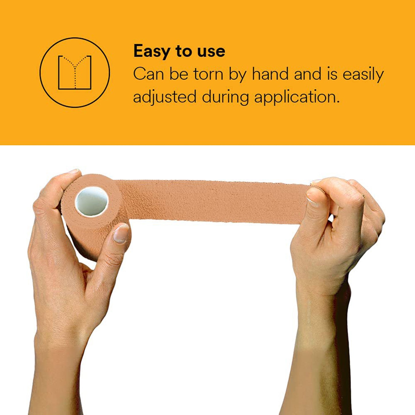 Cohesive Bandage 3M™ Coban™ NL 2 Inch X 2 Yard Self-Adherent Closure Tan NonSterile Standard Compression 2082-1X