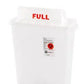 SharpStar™ In-Room™ Multi-purpose Sharps Container, 3 Gallon, 16½ x 13¾ x 6 Inch 8536SA