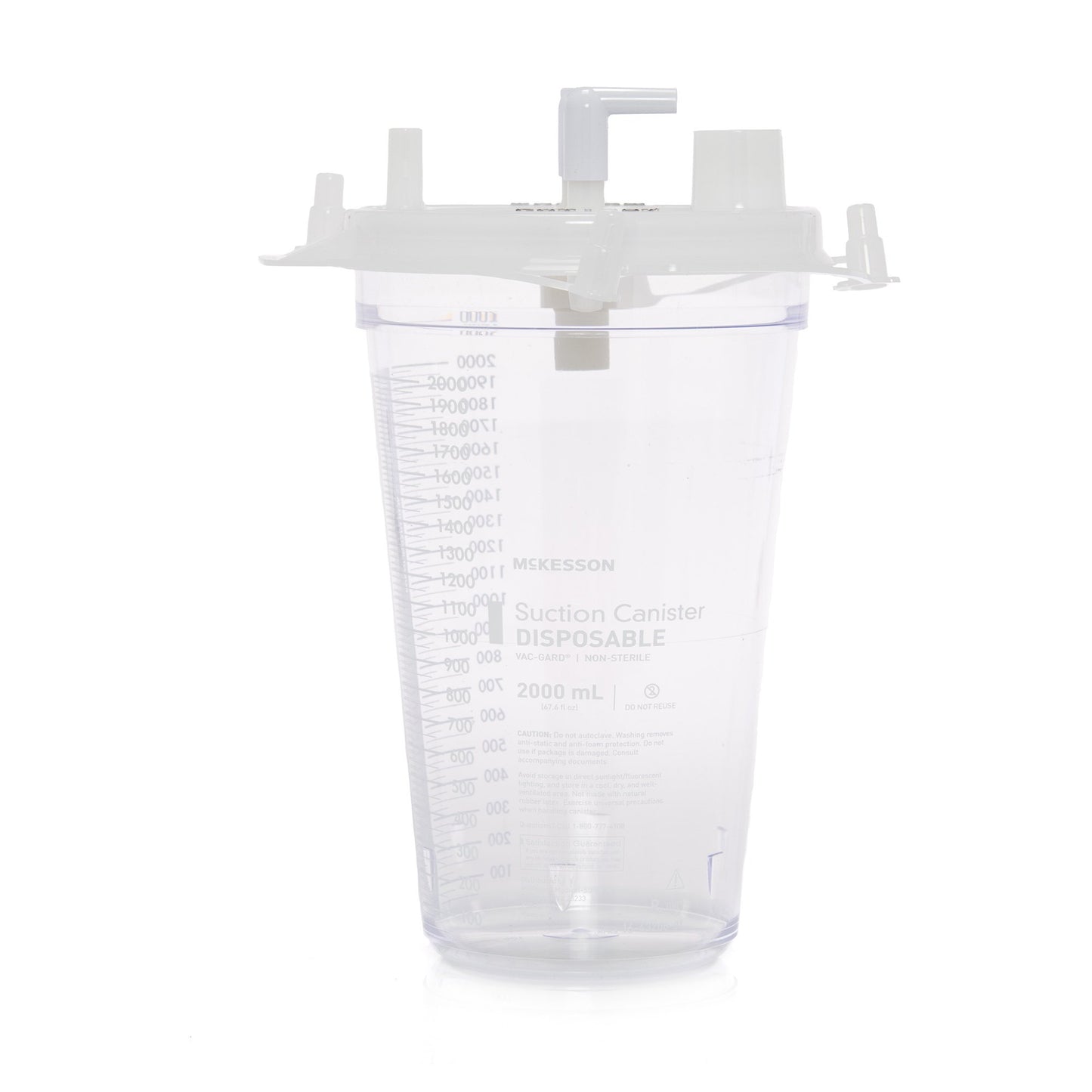 Suction Canister McKesson 2000 mL Pour Lid - 16-43206-01