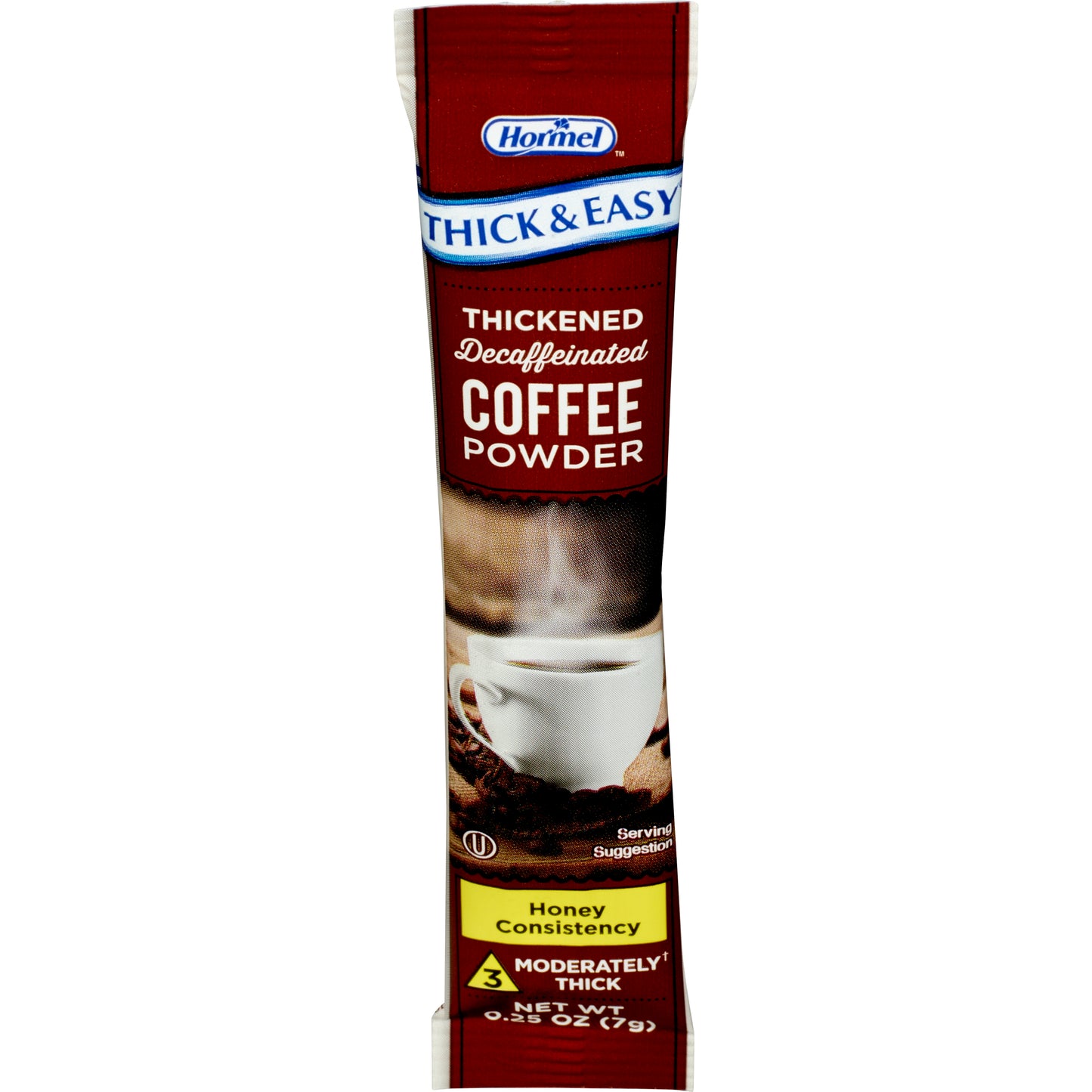 Thickened Beverage Thick & Easy® 7 Gram Individual Packet Coffee Flavor Powder IDDSI Level 3 Moderately Thick/Liquidized - 81327