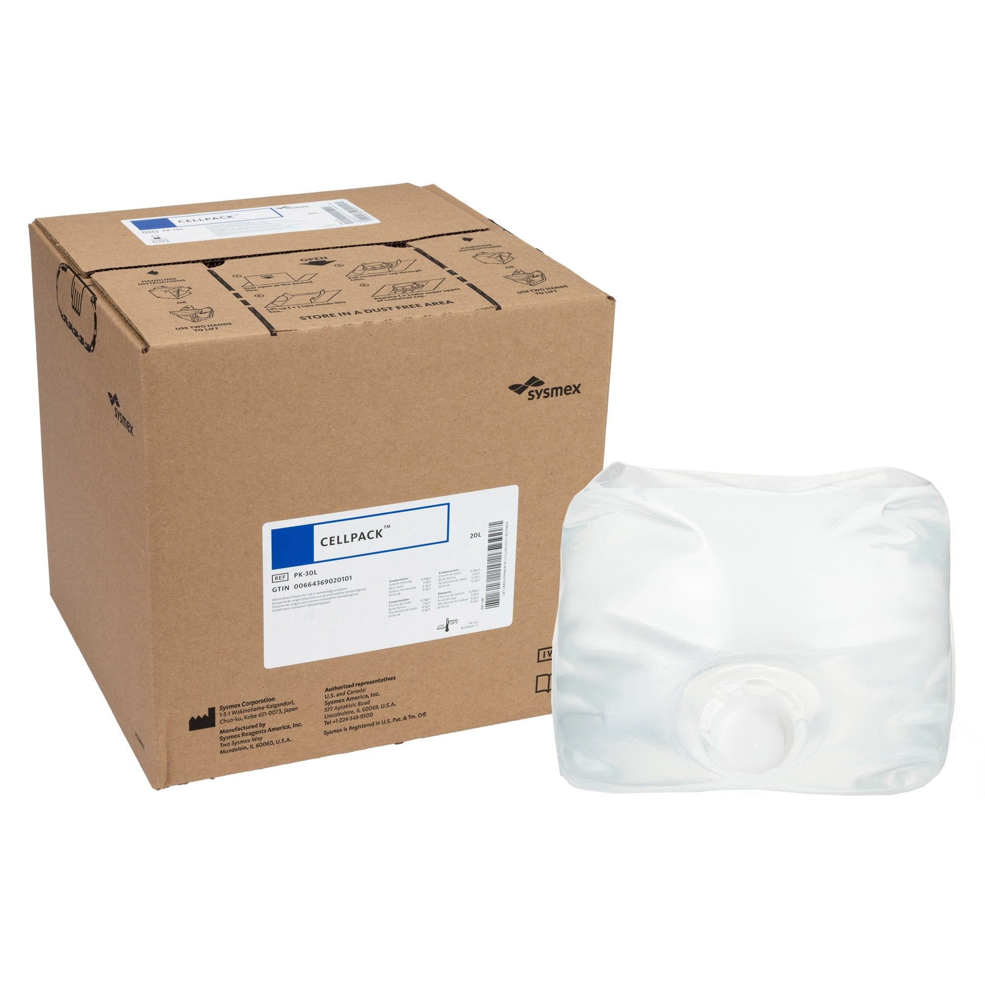 Cellpack® Hematology Reagent Diluent, Sheath Fluid test PK-30L – Medsitis