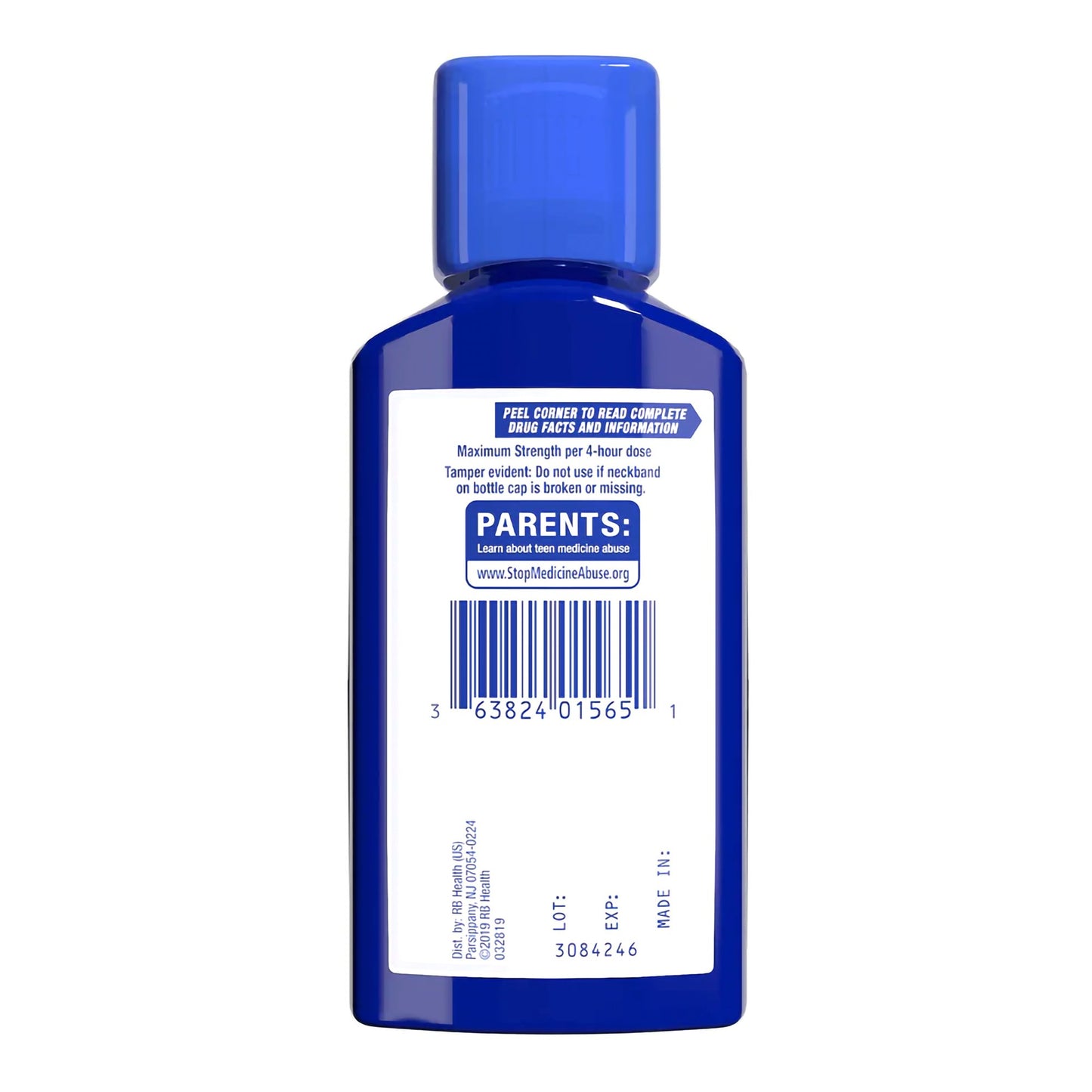 Mucinex® Fast-Max Cold, Flu & Sore Throat Liquid Maximum Strength 63824001566