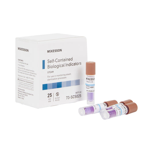 McKesson Sterilization Biological Indicator Vial Steam - 73-SCS025
