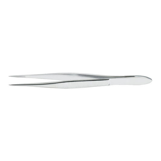 Splinter Forceps McKesson Argent™ 3-1/2 Inch Length OR / Surgical Grade German Stainless Steel NonSterile NonLocking Thumb Handle Straight Pointed Ser