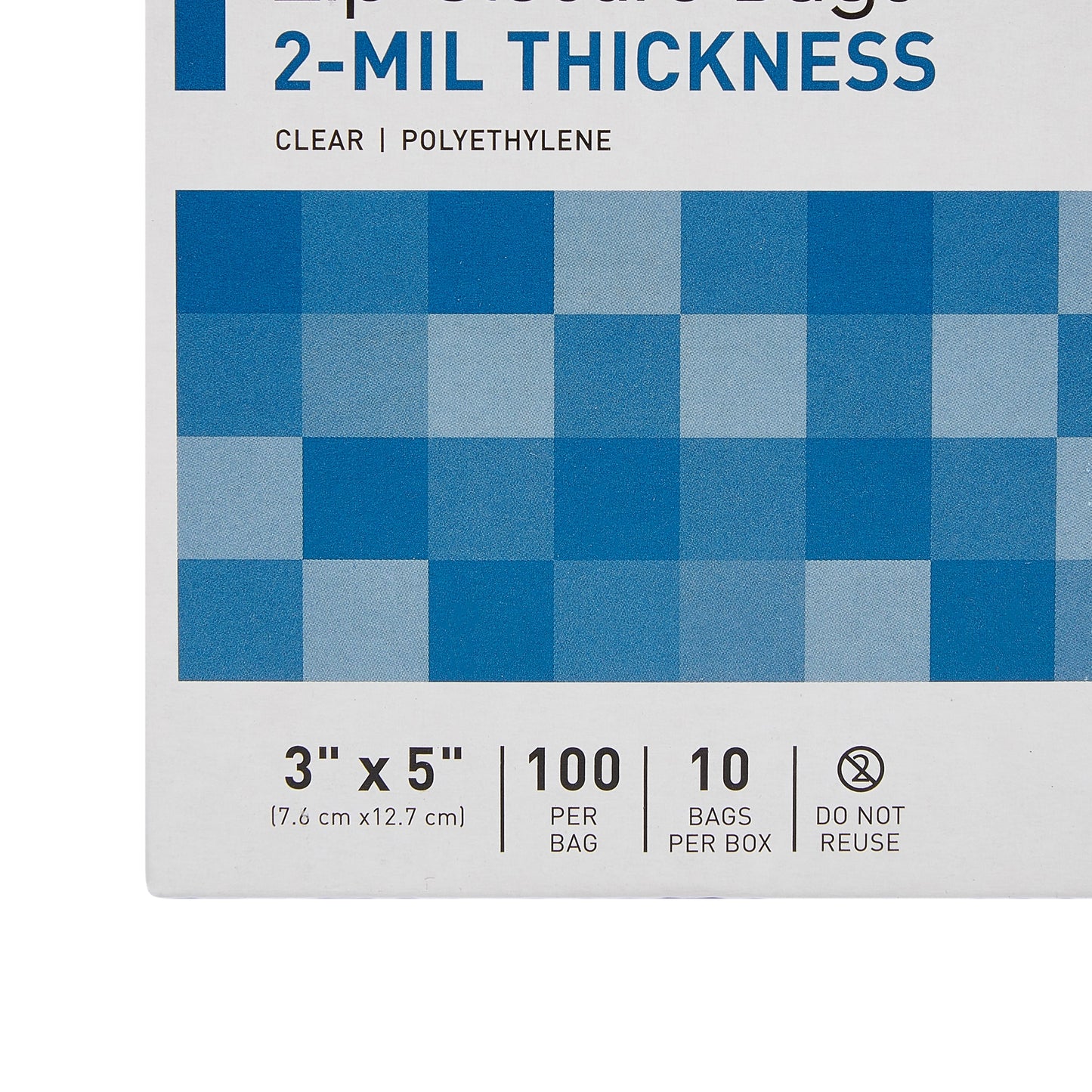 McKesson Zip Closure Bag, 3 x 5 in. 4578