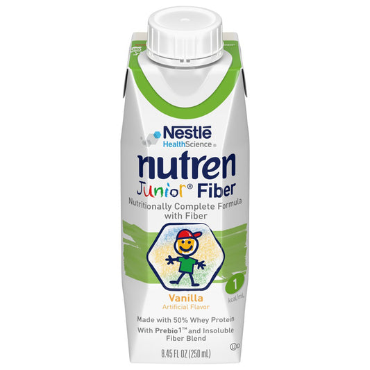 Nutren® Junior Nutritionally Complete Formula with Fiber, Vanilla, 8.45-ounce 00798716160636