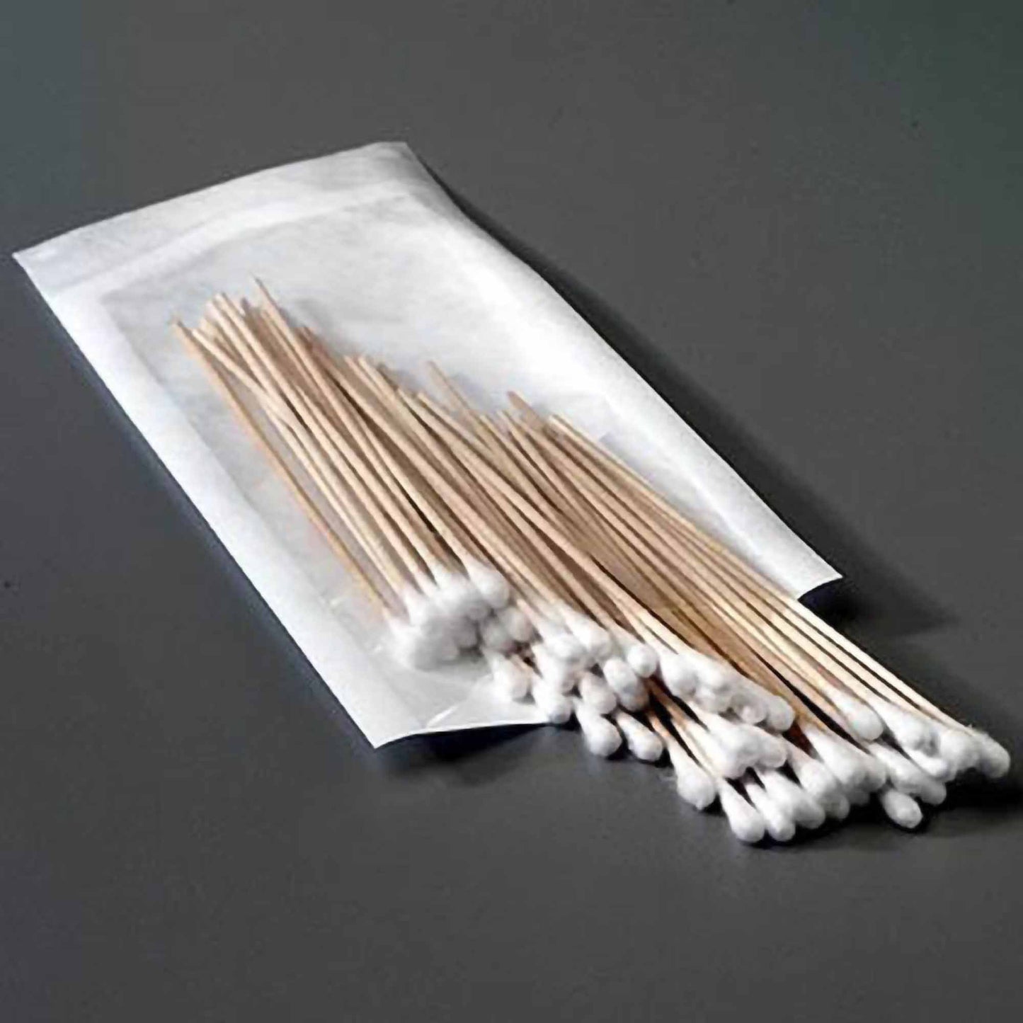 Swabstick Cotton Tip Wood Shaft 3 Inch Sterile 10 per Pack - 96-1666