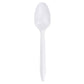 McKesson White Polypropylene Spoon, 5½ Inch Long 16-70035