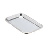 Instrument Tray Miltex® Rolled Edge Stainless Steel 23/32 X 6-1/2 X 10 Inch - 3-934