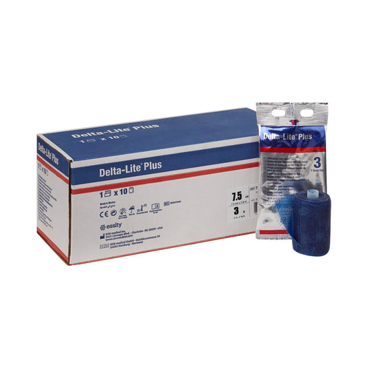 Cast Tape Delta-Lite® Plus 3 Inch X 12 Foot Fiberglass / Resin Deep Blue - 7345821