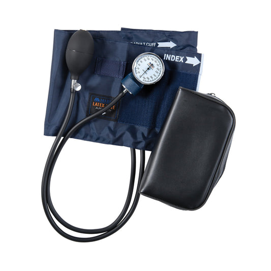 Aneroid Sphygmomanometer Unit MABIS®Precision Large Adult Cuff Nylon Cuff 33 - 51 cm Pocket Aneroid - 09-141-016