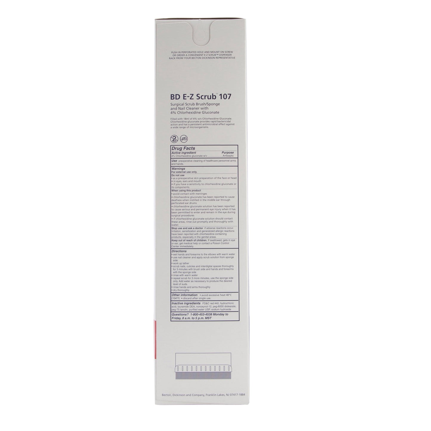 E-Z Scrub™ Red Impregnated Scrub Brush 371073