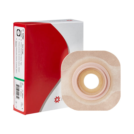 Ostomy Barrier New Image™ Flextend™ Precut, Extended Wear Adhesive Tape 44 mm Flange Green Code System Hydrocolloid 1 Inch Opening - 14704