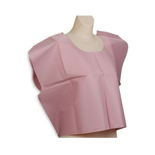 Exam Cape Tidi® Mauve One Size Fits Most Front / Back Opening Without Closure Unisex - 910516