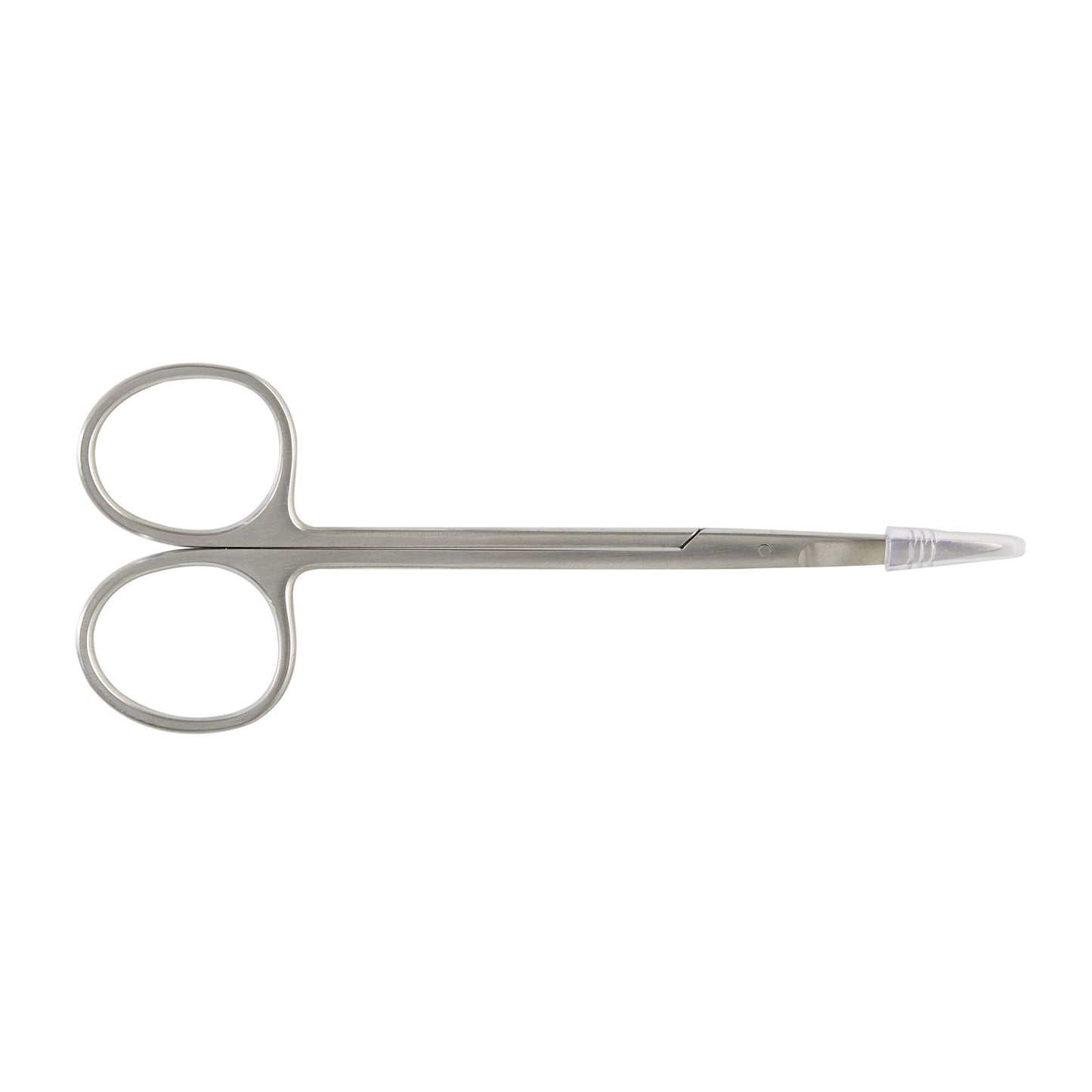 Iris Scissors Miltex® 4-1/2 Inch Length OR / Surgical Grade German Stainless Steel NonSterile Finger Ring Handle Curved Sharp Tip / Sharp Tip - 5-306
