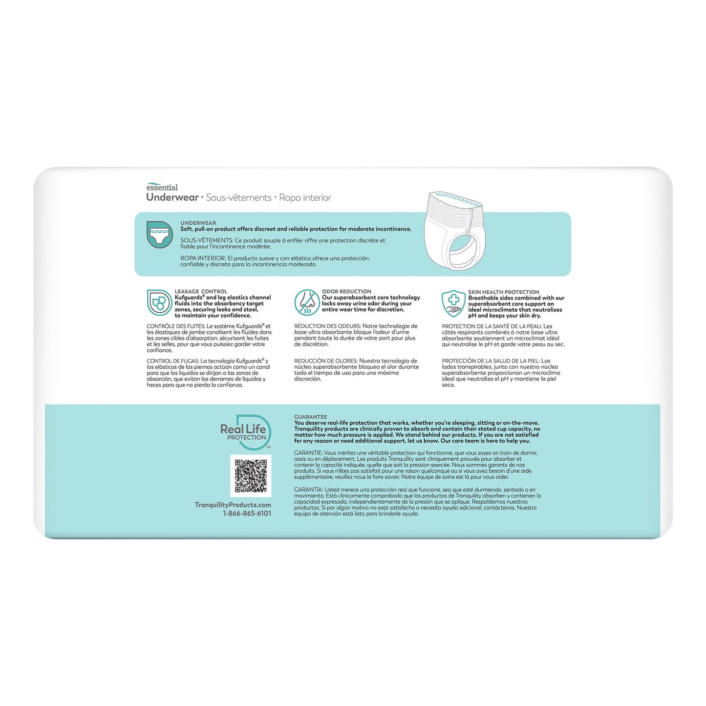 ComfortCare™ Absorbent Underwear, Small 2974-100