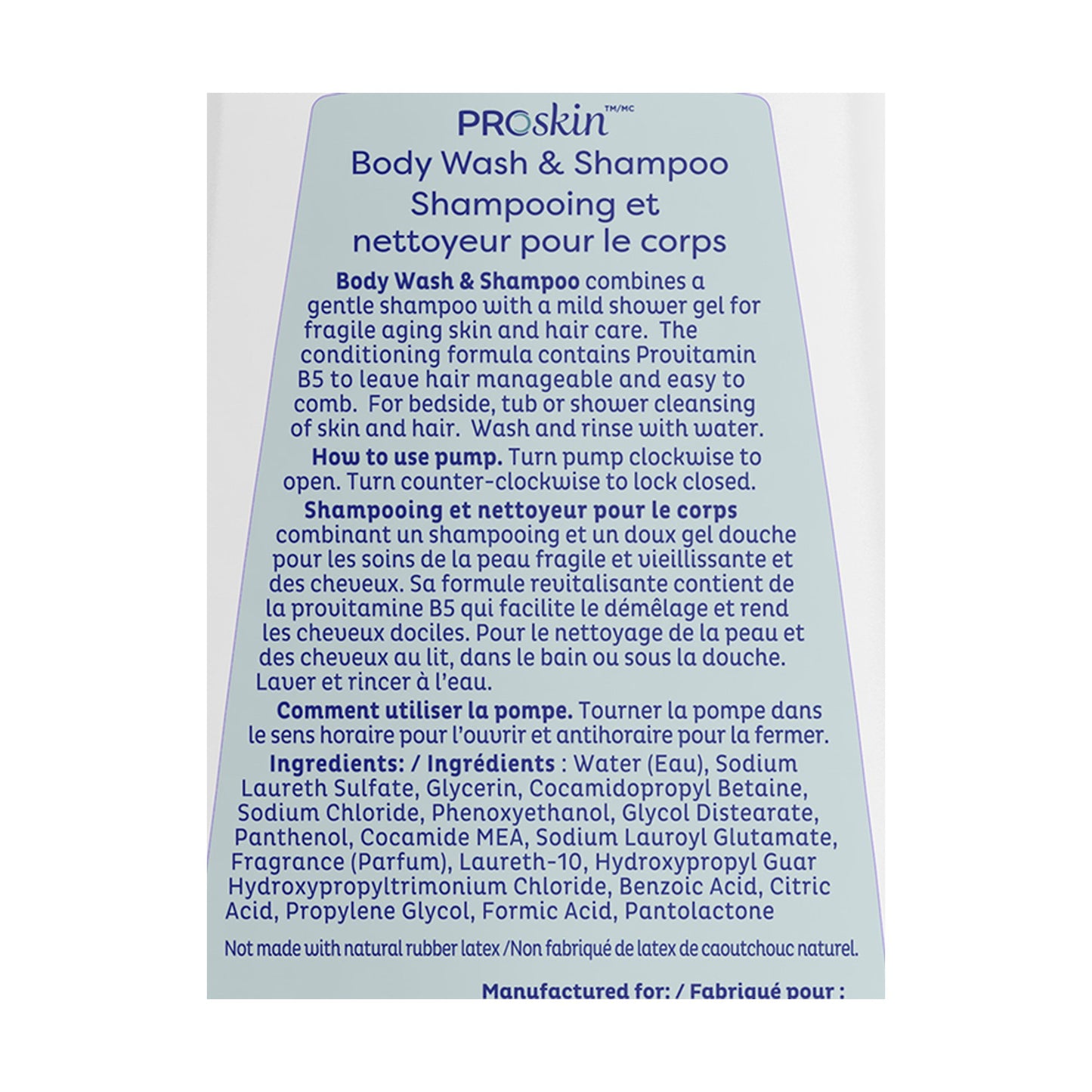 Tena® Scented Shampoo and Body Wash, 16.9 oz. Pump Bottle 64363