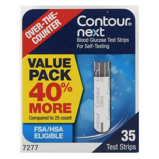 Blood Glucose Test Strips Contour Next 35 Strips per Pack - 7277