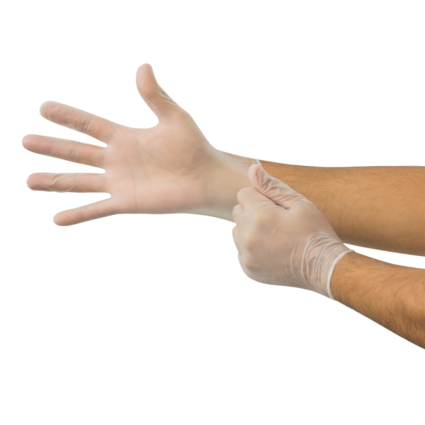 Derma Free™ Vinyl Exam Glove, Extra Large, Clear DF-850-XL