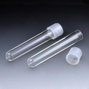 Test Tube Plain 5 mL Dual Position Snap Cap Polystyrene Tube - 110428