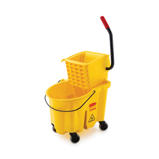 RJ Schinner Co Rubbermaid Mop Bucket with Wringer FG748000YEL, 1 Each