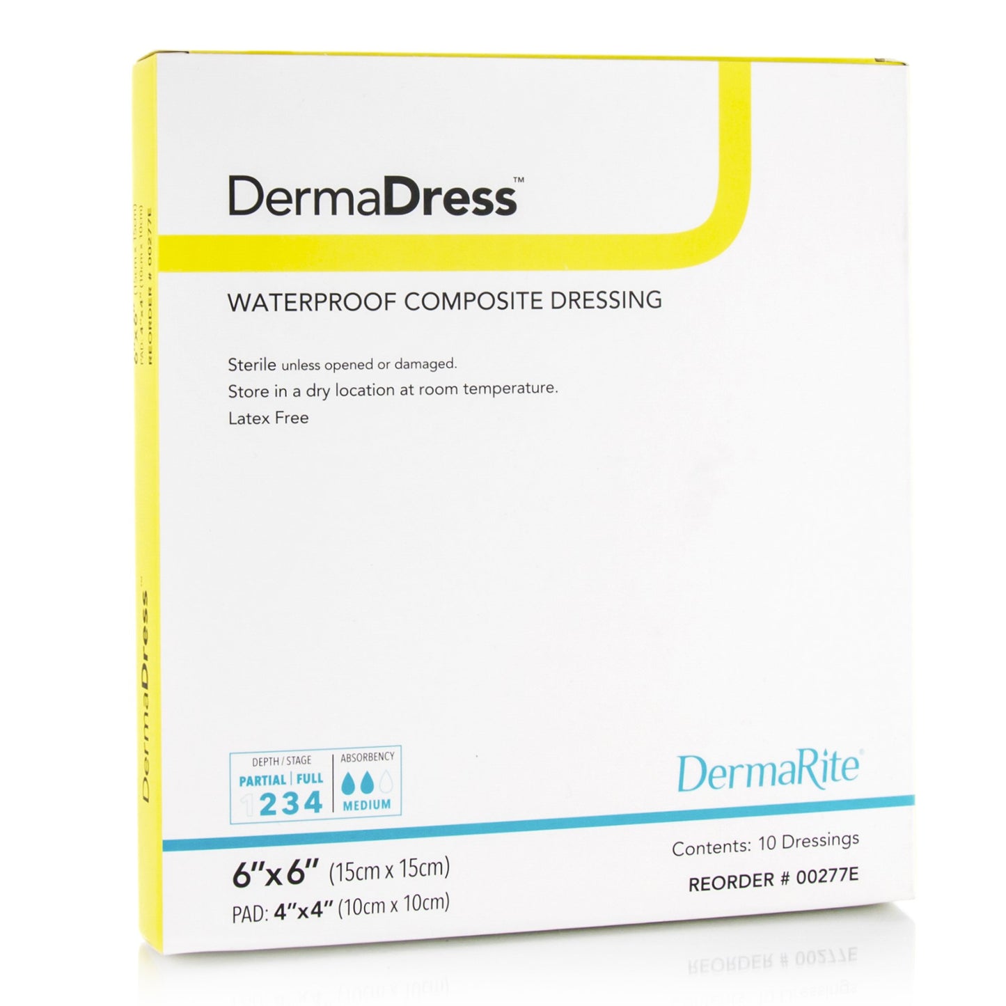 DermaDress® Composite Dressing, 6 x 6 inch 00277E