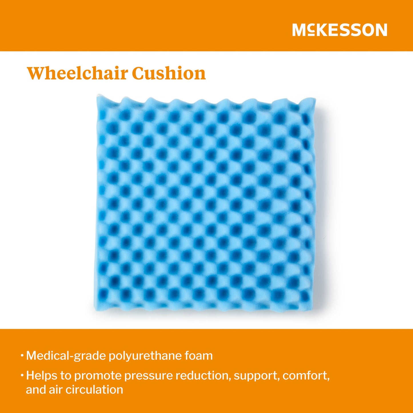 McKesson Seat Cushion, 18 W X 16 D X 3 H Inch 136-58132