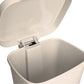 McKesson Waste Can with Step-On Pedal, Plastic, Beige, 15.16 x 14.37 x 18.9 Inch 16-25271