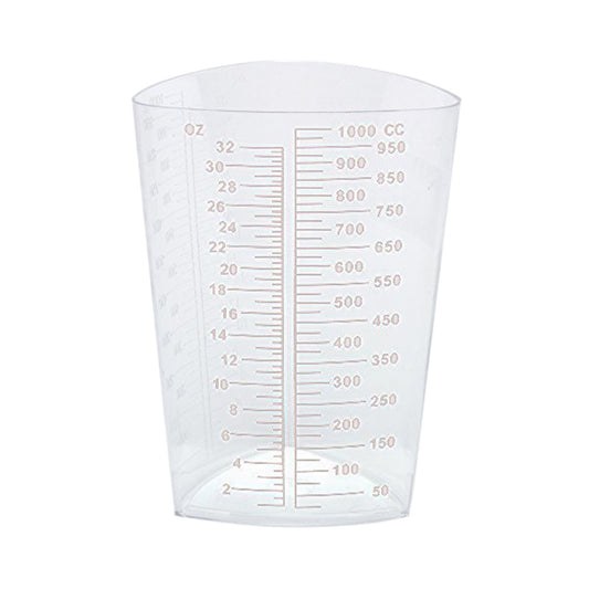 Graduated Beaker Oakridge Products Pathology Container Polypropylene 1,000 mL (32 oz.) - 0410-1100