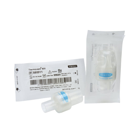 Heat and Moisture Exchanger Portex® 27 mg H₂O/L @ VT 500mL 1.0 cm H₂O @ 30 LPM - 580011
