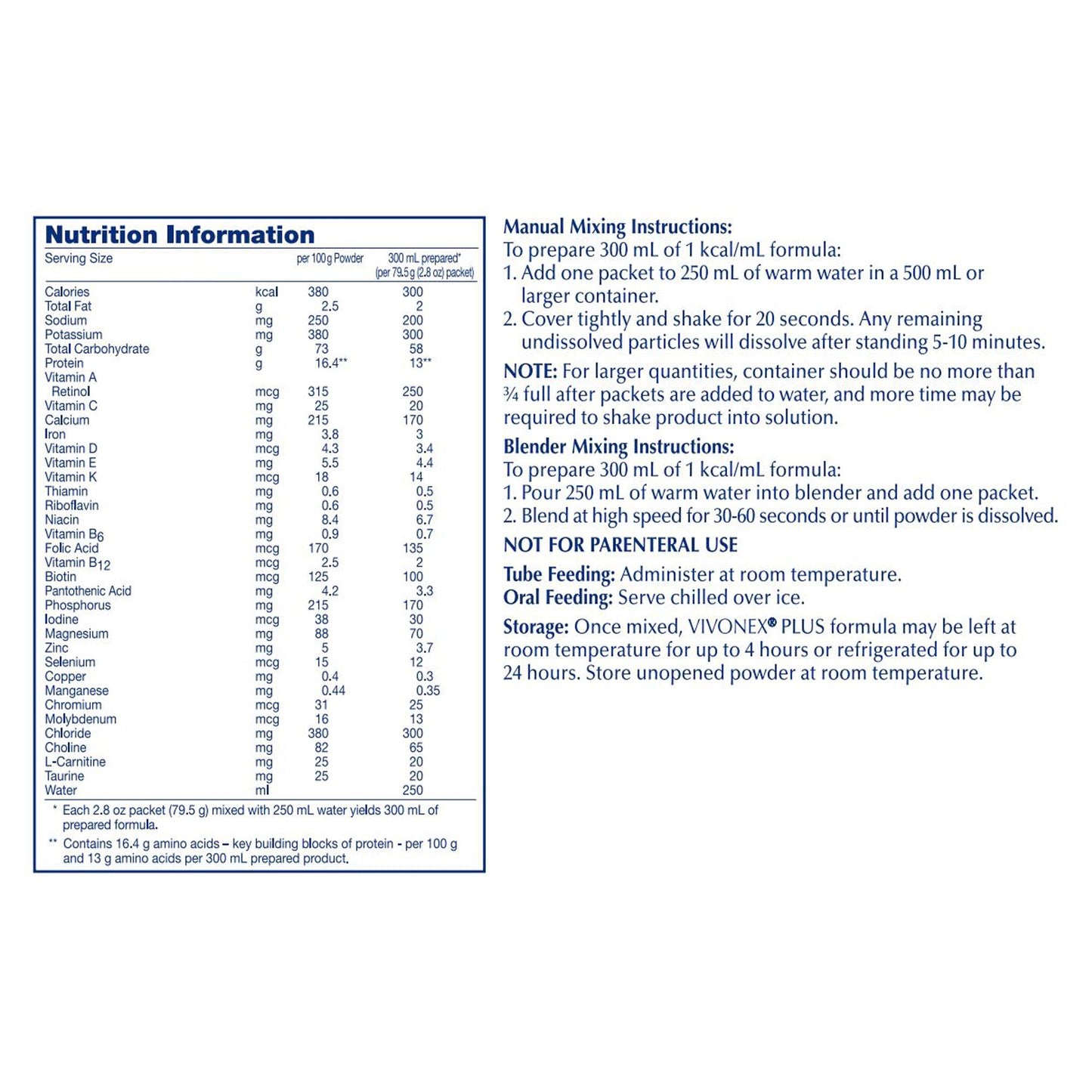 Vivonex® Plus Elemental Powder 10043900712984