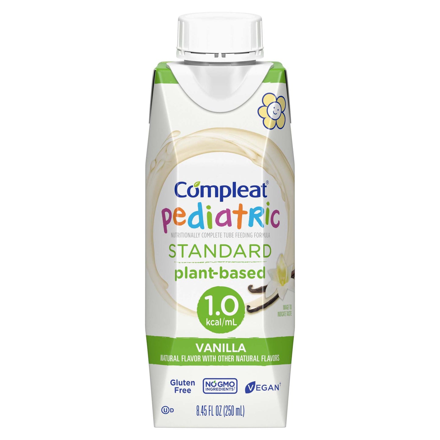 Compleat® Pediatric Standard Plant-Based 1.0 Cal Tube Feed Formula, Vanilla 00043900560410