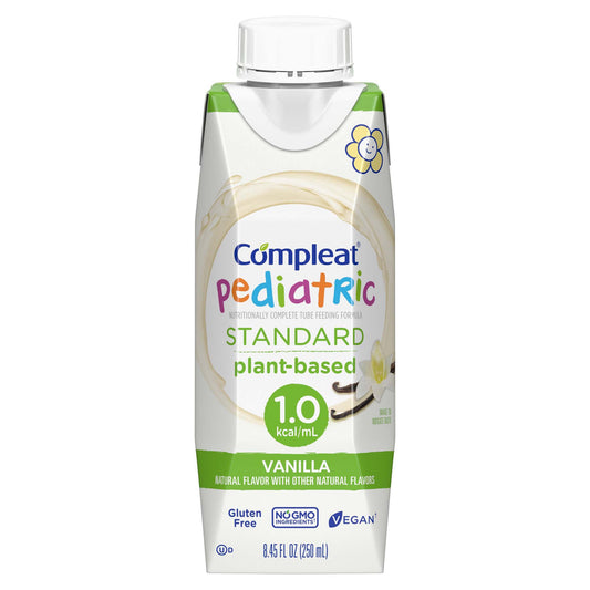 Compleat® Pediatric Standard Plant-Based 1.0 Cal Tube Feed Formula, Vanilla 00043900560410