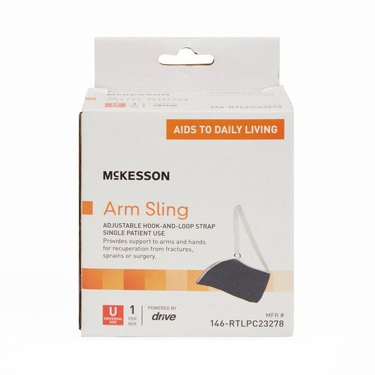 McKesson Universal Blue Cotton / Polyester Arm Sling, One Size Fits Most 146-RTLPC23278