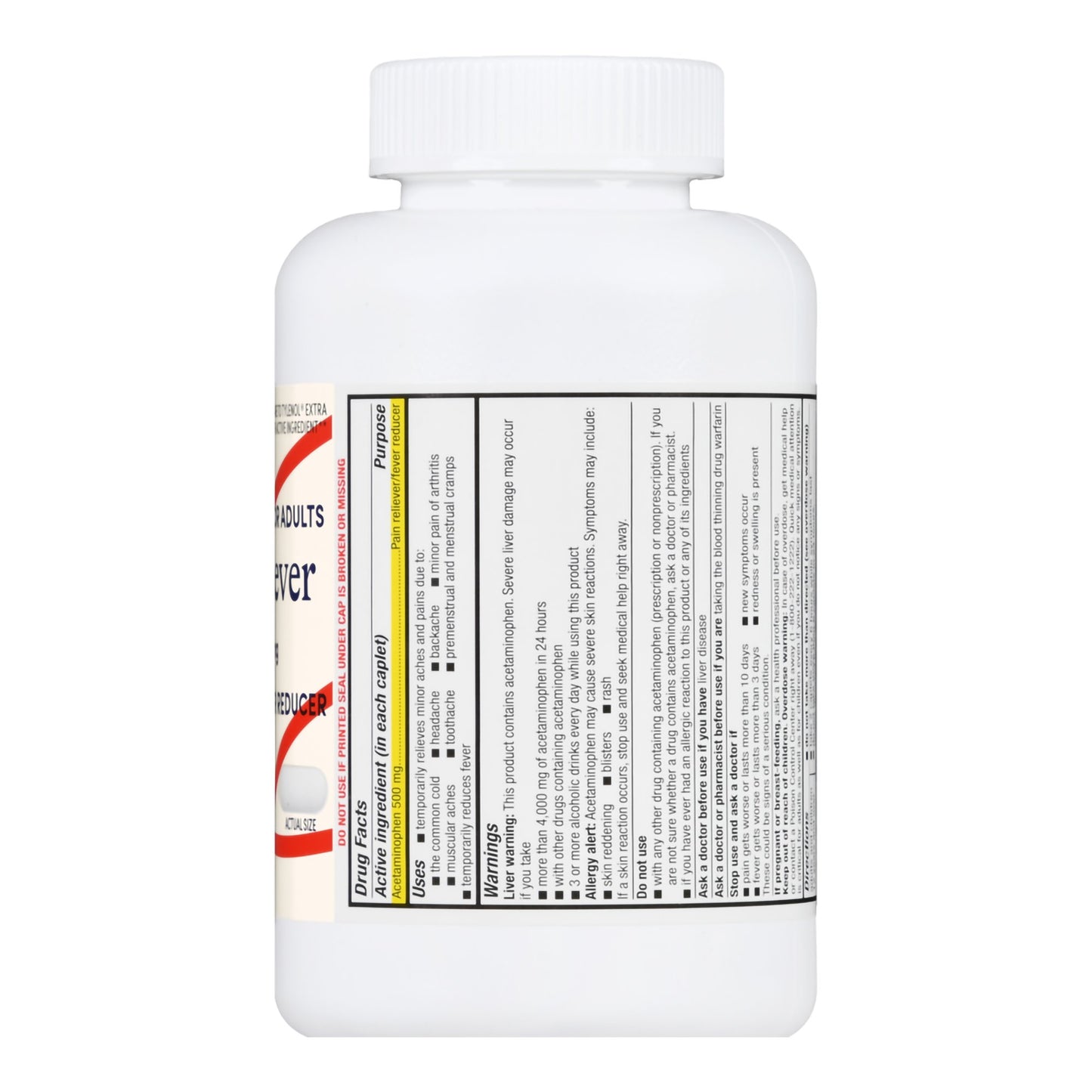 Foster & Thrive™ Extra Strength Pain Reliever Acetaminophen 500 mg Caplets 70677113803