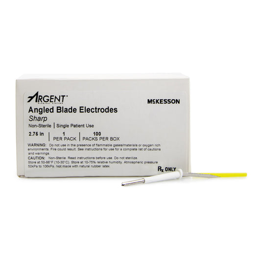 Blade Electrode McKesson Argent™ Stainless Steel NonSterile Sharp Angled Blade Tip Disposable - 233
