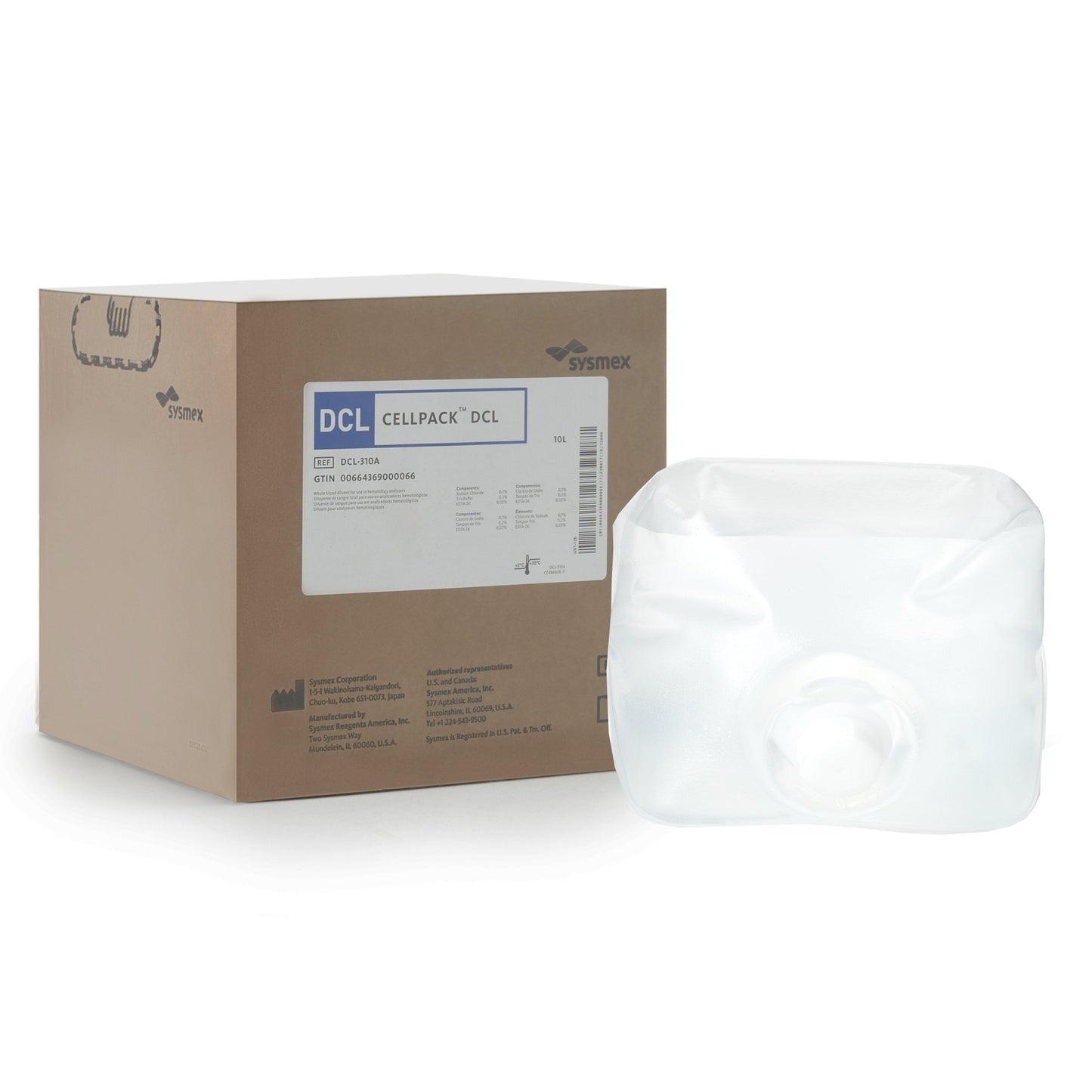 Cellpack® DCL Reagent Diluent, Hematology test DCL-310A