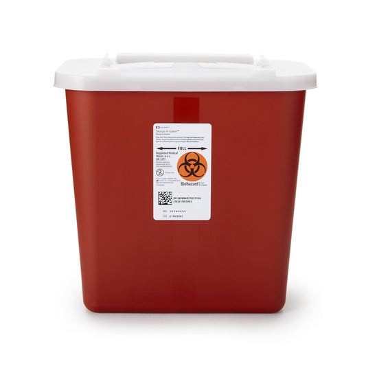 Sharps-A-Gator™ Sharps Container, 2 Gallon, 10-1/4 x 7 x 10-1/2 Inch 31142222