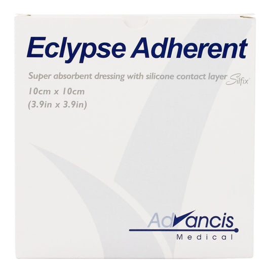 Mediusa Eclypse Adherent Super Absorbent Wound Dressing, 4 x 4 Inch CR3881, 1 Each