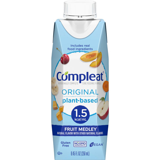 Compleat® 1.5 Original Plant-Based Tube Feeding Formula, Fruit Medley, 250 mL 00043900913933