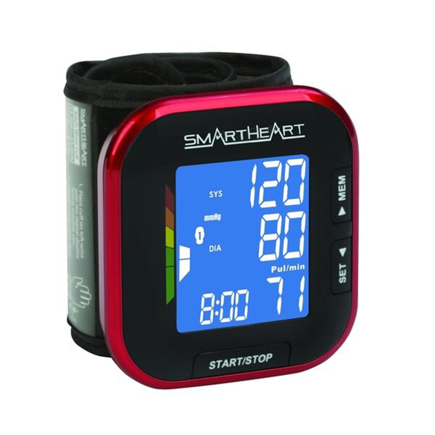 SmartHeart Automatic Wrist Blood Pressure Monitor 01-508