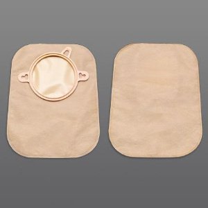 New Image™ Two-Piece Beige Ostomy Pouch, Pre-cut to Fit 44 mm Stomas, Green 18752