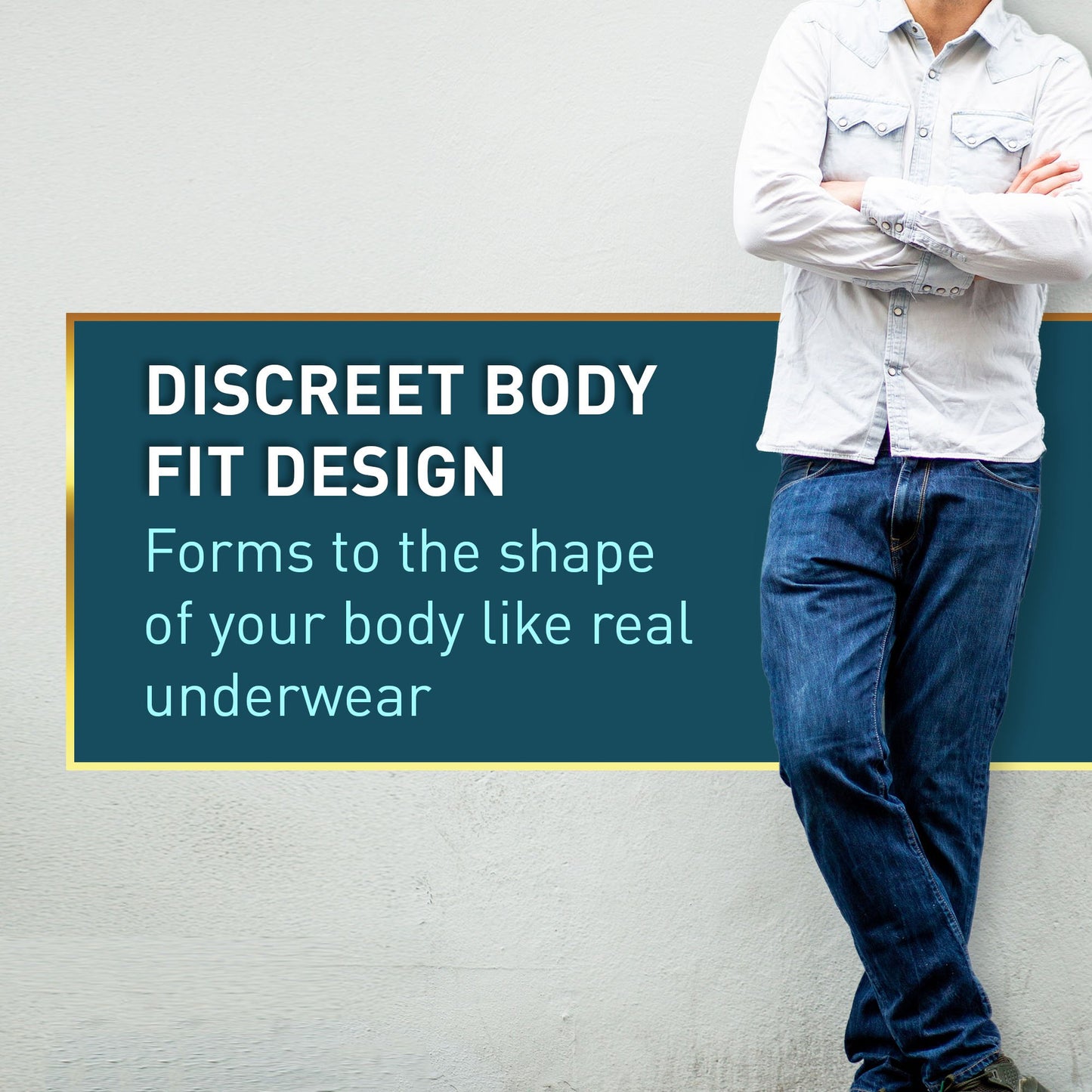 McKesson Premium Discreet Underwear for Men, Heavy Absorbency, Large UWDS-LGGRAY