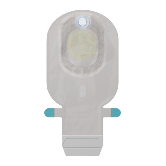 Ostomy Pouch SenSura® Mio Kids One-Piece System Mini Length Star Shaped, Trim to Fit 0 to 35 mm Stoma Drainable - 18711