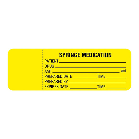 UAL™ Irrigation Solution/Medication Label, 3 x 1 Inch ULCU223