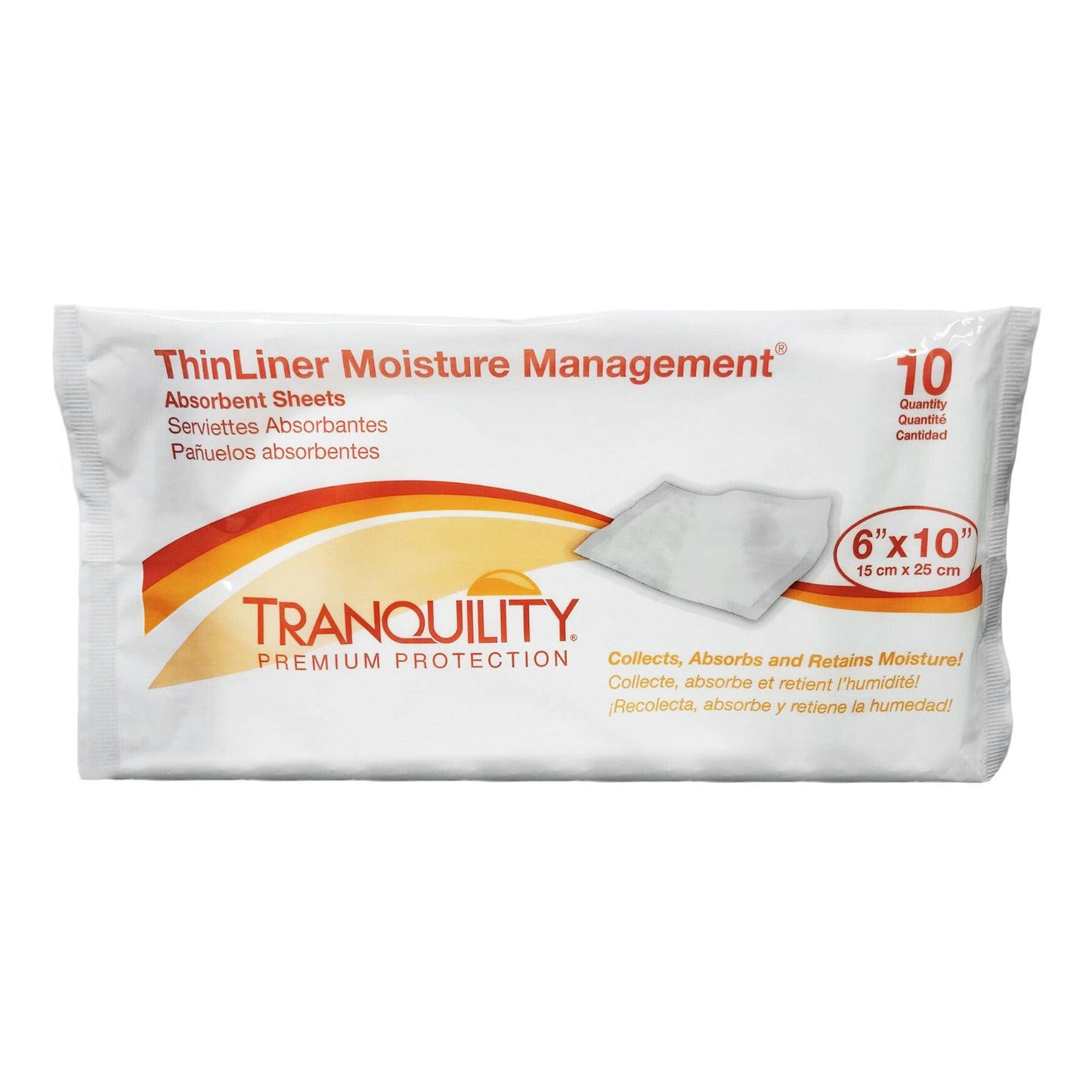 Tranquility ThinLiner® Skin Fold Pad, 6 x 10 Inch 3190