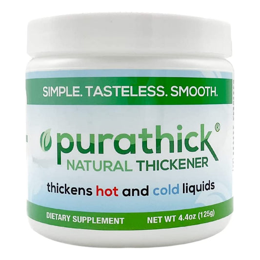 Food and Beverage Thickener purathick™ 4.4 oz. Jar Unflavored Powder IDDSI Level 1 Slightly Thick - PUR-WHO-001N