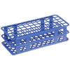 Fold and Snap Test Tube Rack 60 Place 5 to 15 mL Tube Size Blue 2-2/5 X 4-1/8 X 9-2/3 Inch - HS243077B