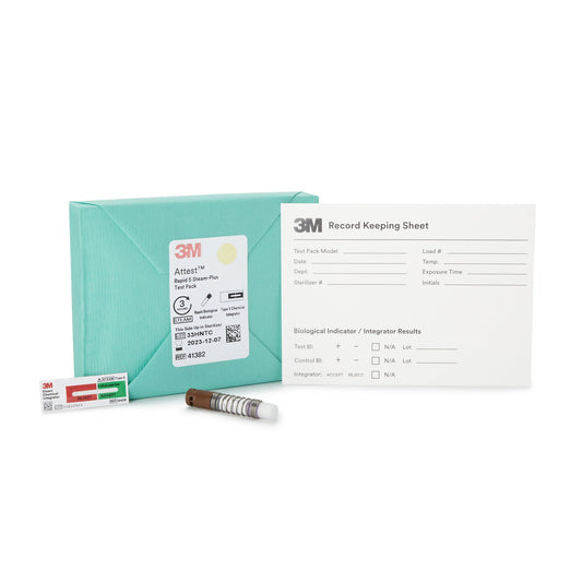 3M™ Attest™ Rapid 5 Steam-Plus Sterilization Biological Indicator Pack 41382