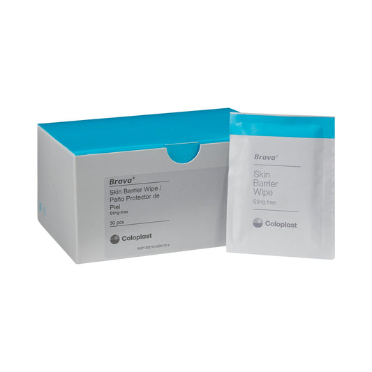 Skin Barrier Wipe Brava® 90 to 95% Strength Hexamethyldisiloxane Individual Packet NonSterile - 120215